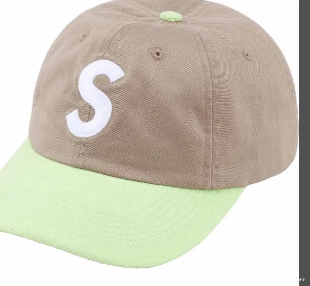 Leather Black Embroidered 2-TONE 24SS Hat blocked Buckle S White Color LOGO Retro Red Khaki 6-PANEL 0620